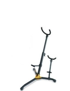 Soporte Saxofon Baritono y Saxofon Alto o Tenor Hercules (DS536B) Altura: 645 a 875 mm.