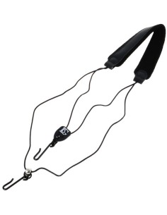 Cordon Clarinete Bajo BG (C50B) al Cuello con Enganche Cuero 2 Ganchos