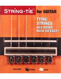 TSTGB Classical Guitar String Tie Cubes Black (6 Units)