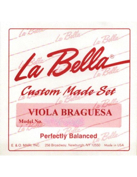 Viola Braguesa 10 Corde La Bella (VB100V) (Set Completo)