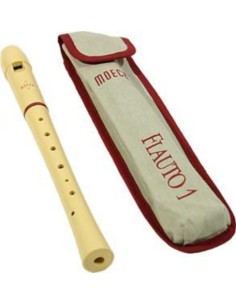 Flauta Dulce Soprano Digitacion Alemana Moeck (1025) (Flauto 1 Sintetico) 2 Piezas