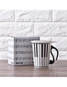 Taza Teclado con Tapa (Porcelana) (Ultimas Unidades) 2