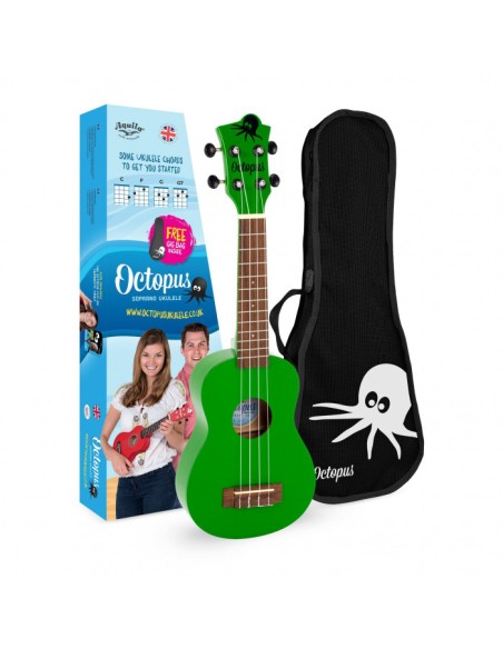 Ukelele Soprano Octopus UK-205GR Verde