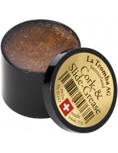Limpieza y Mantenimiento Grasa Instrumentos Viento Corcho La Tromba (Cork & Slide Grease) 15gr.