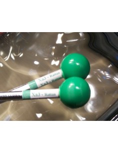 Mazas Xilofono (Par) Mango Ratan Cabeza Plastico Standard Medium Hard Iñaki Sebastian Med: 33 cm.