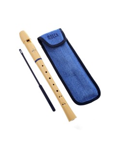 Flauta Dulce Soprano Digitacion Barroca Moeck (1021) (Flauto 1 Sintetico) 2 Piezas 2