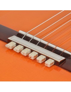 TSTGW White Classical Guitar String Tie Cubes (6 Units) 2