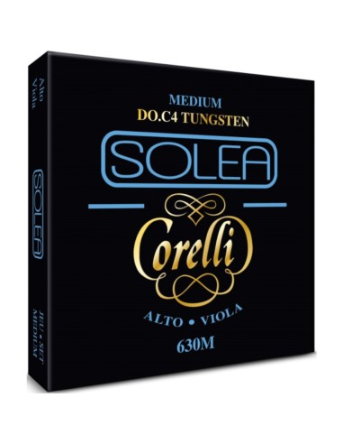 Corelli Solea 4/4 Viola Strings (630M) Tungsten Medium