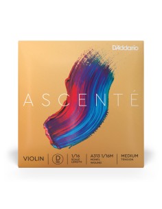 Cuerda Violin 1/16 3ª (D) (Re) D'Addario Ascenté (A313 1/16M) Medium Tension