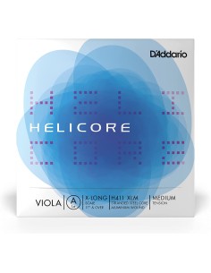 Cuerda Viola 4/4 1ª (A) (La) D'Addario Helicore Extra Long Scale (H411 XLM) Medium Tension