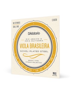 Cuerdas Viola Brasileira D'Addario (EJ82B) Rio Abaixo y Meia Guitarra (Juego)