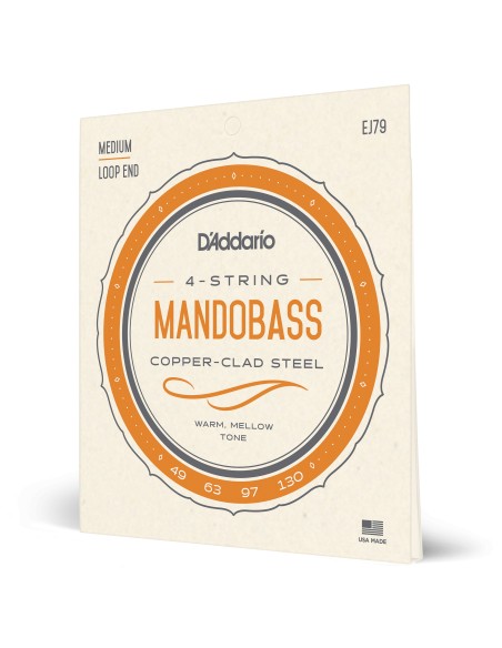 D'Addario EJ79 Copper Mandobass Strings 49-130 (Set)