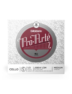 Cuerda Violoncello 1/2 4ª (C) (Do) D'Addario Pro Arte (J5904 1/2M) Medium Tension