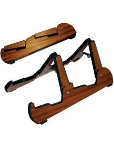 Soporte 2 Guitarras Clasicas o Acusticas Cooperstand Pro T Tandem Abedul Oscuro