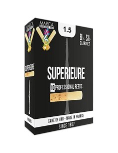 Cañas Clarinete Bb (Sib) Caja 10 Unidades Marca Superieure 1.5