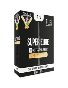 Cañas Clarinete Bb (Sib) Caja 10 Unidades Marca Superieure 2.5