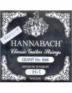 Requinto Hannabach Black Guitar Strings 839-MT (Complete Set) 2