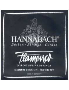 Cuerdas Guitarra Flamenca Hannabach Negra 827-MT (Juego Completo) 2