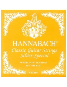 Cuerdas Guitarra Clasica Hannabach Amarilla 815-SLT (Juego Completo) 2