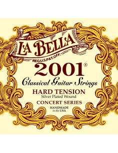 La Bella 2001 Hard Classic Classical Guitar Strings (Complete Set) 2