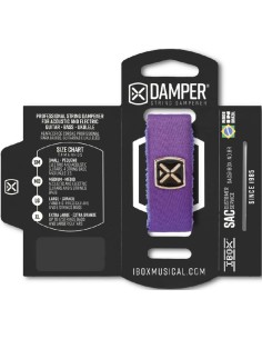 Amortiguador Cuerdas Guitarra Ibox Damper Medium Púrpura DTMD22