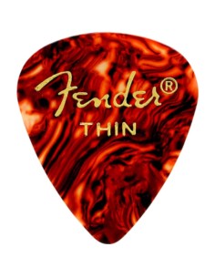 Fender Tortoise Shell Thin Picks (0351-700) (Pack 12 Units)