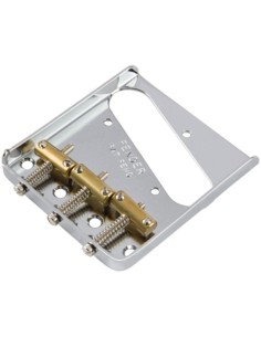 Puente Guitarra Electrica Fender 3 Patines Brass American Vtge Tele Cromo 099-0806-100