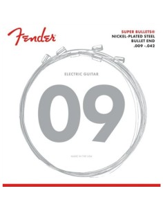 Fender 3250-L Super Bullets 009-042 Electric Guitar Strings (Complete Set)