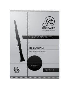 Cañas Clarinete Bb (Sib) Caja  2 Unidades Gonzalez GD Duo 4.25