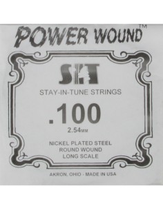 Cuerda Bajo Electrico SIT 100NR Nickel Plated Steel Round Wound Long Scale