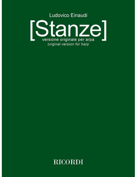 EINAUDI Ludovico-Stanze pour harpe