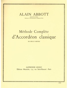 ABBOTT A.-Methode de Accordeon Classique Vol.2 para Acordeon