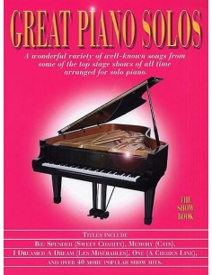 GREAT PIANO SOLOS-The Show Book