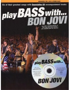 BON JOVI-Play Bass with Bon Jovi for Bass Tab (Inc.CD)