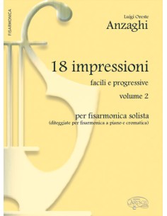 ANZAGHI L.O.-Impresiones Faciles y Progresivas (18) Vol.2 para Acordeon