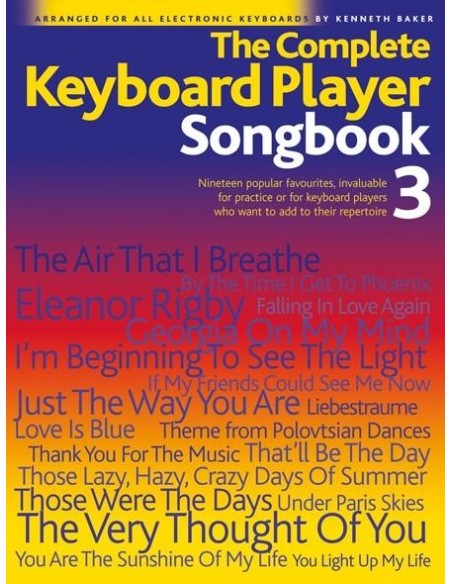 BAKER K.-The Complete Keyboard Player Songbook 3