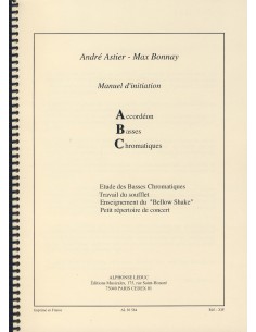 ASTIER & BONNAY-Manuel de Initiation ABC para Acordeon