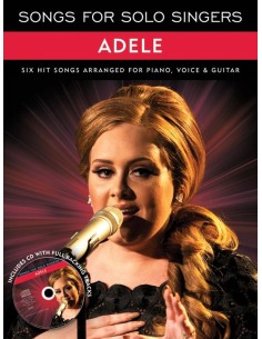 ADELE-Songs for Solo Singers (PVG) (Inc.CD)