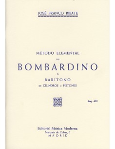 FRANCO RIBATE J.-Méthode élémentaire pour euphonium