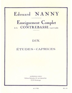 NANNY E.-Estudios Caprichos (10) per contrabbasso
