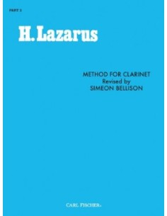 LAZARUS H.-Method for Clarinet Vol.3 (Bellison)