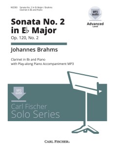 BRAHMS J.-Sonata Op.120 nº 2 en Mib Mayor para Clarinete y Piano (Audio Online)