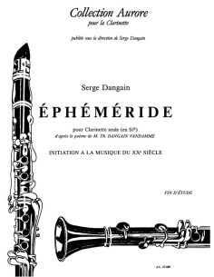 DANGAIN S.-Ephemeride para Clarinete
