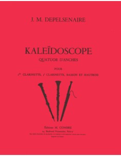 DEPELSENAIRE J.M.-Kaleidoscope para Oboe, 2 Clarinetes y Fagot