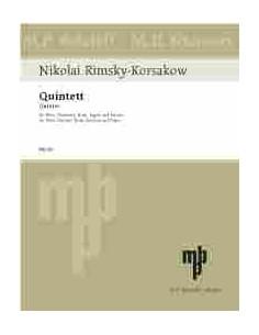 RIMSKY KORSAKOV N.-Quinteto Op. Postumo en Sib Mayor para Flauta,Clarinete,Trompa,Fagot,Piano (Parti