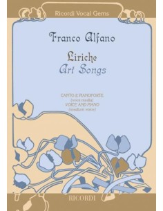 ALFANO F.-Liriche (Art Songs) para Voz Media y Piano