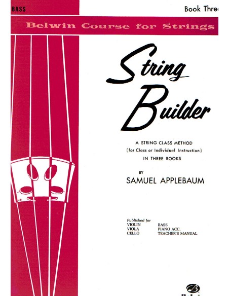 APPLEBAUM S.-String Builder 3rd per contrabbasso