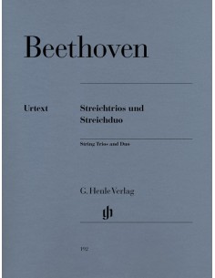 BEETHOVEN L.V.-Trii e duo per archi (parti) (Urtext)
