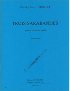 JOUBERT C.H.-Sarabandes (3) for Clarinet