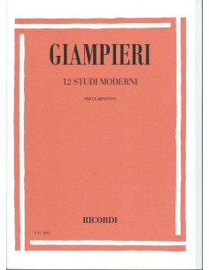 GIAMPIERI A.-Modern Studies (12) for Clarinet